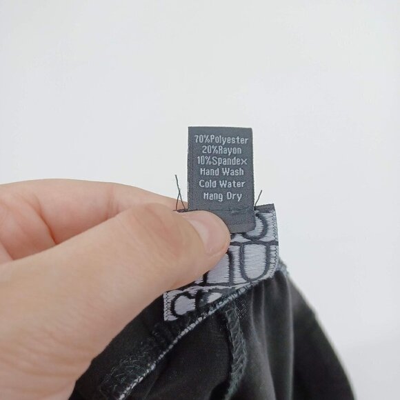 Clara Sun Woo Signature Straight Leg Pants Black Women's L Travel Minimalist - Picture 5 of 10